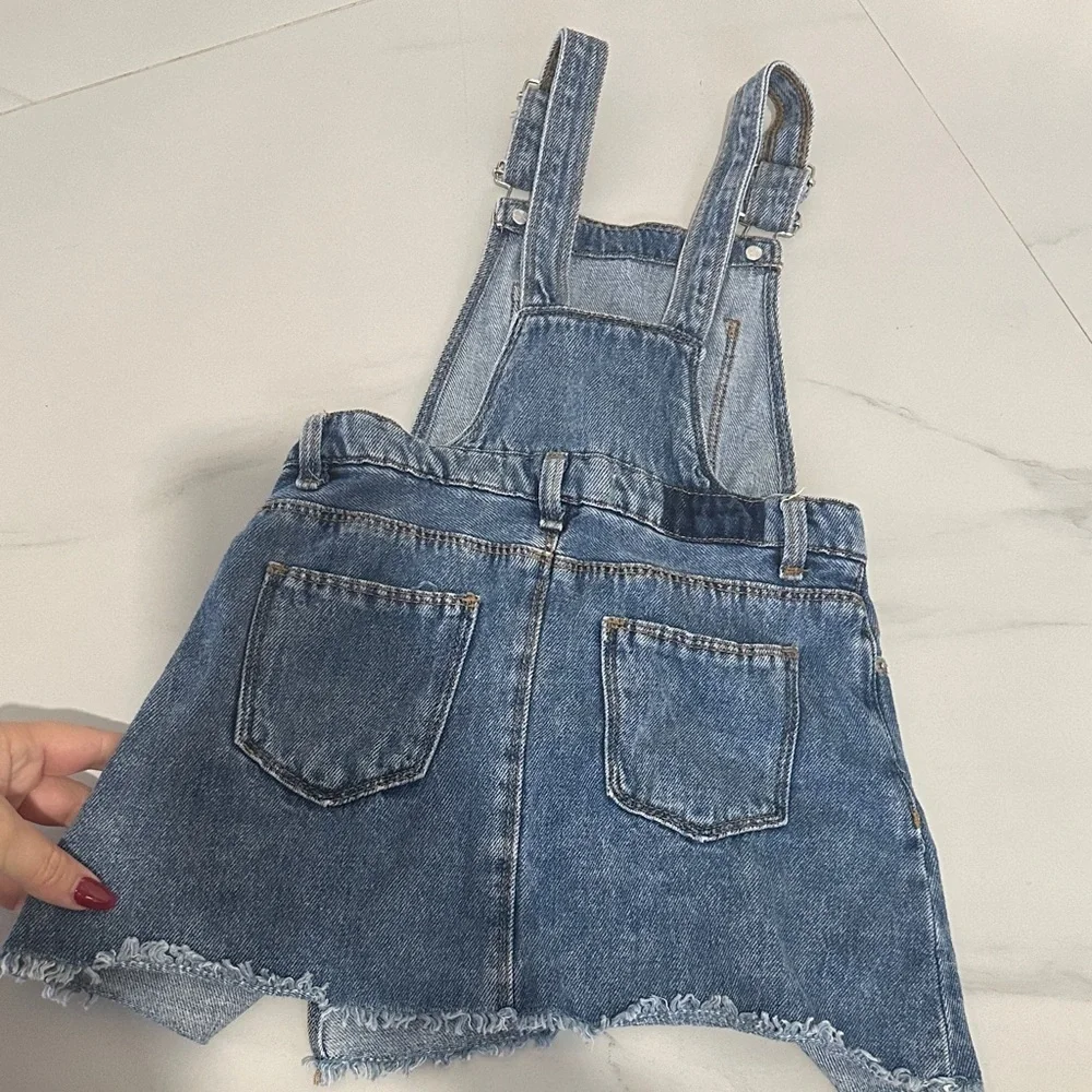 Zara Kids Denim Overalls - Picture 3 of 3